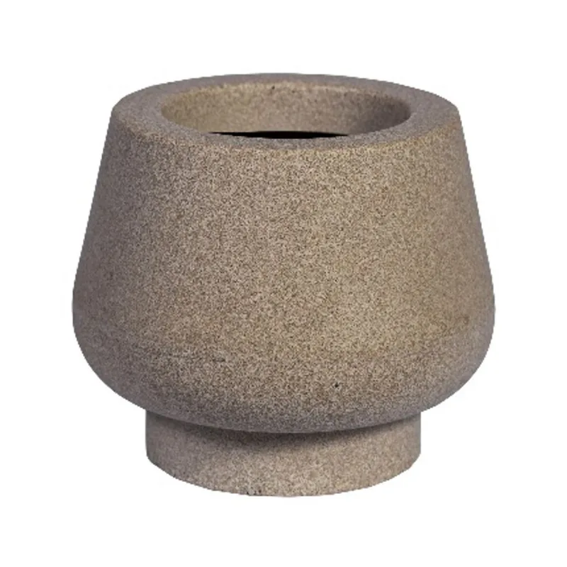 Vaso Vasap Design Cumbuca Bojuda Tam: M. Branco Mármore