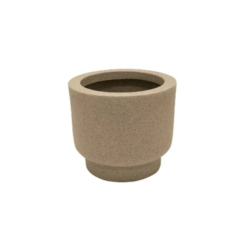 Vaso Cumbuca Alo Pp Branco Marmore