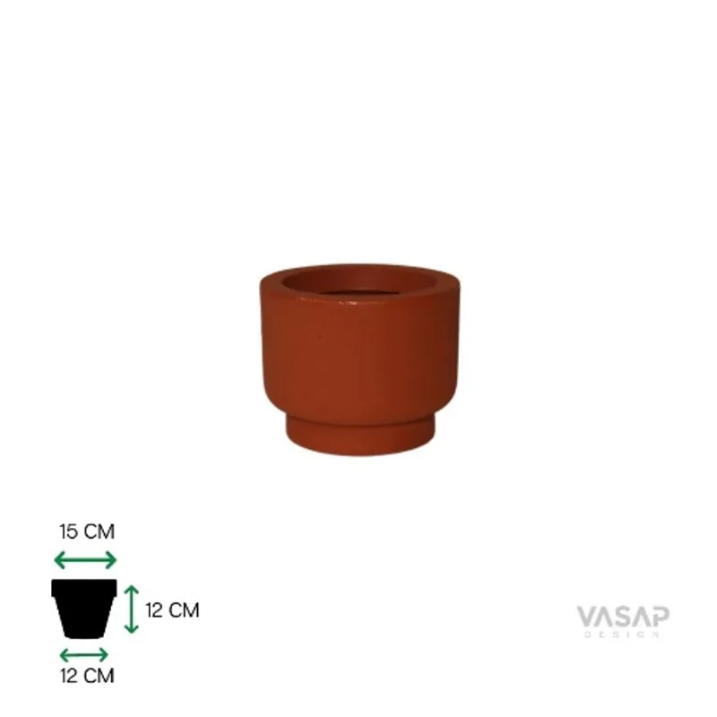 Vaso Cumbuca Alo Pp Terracota