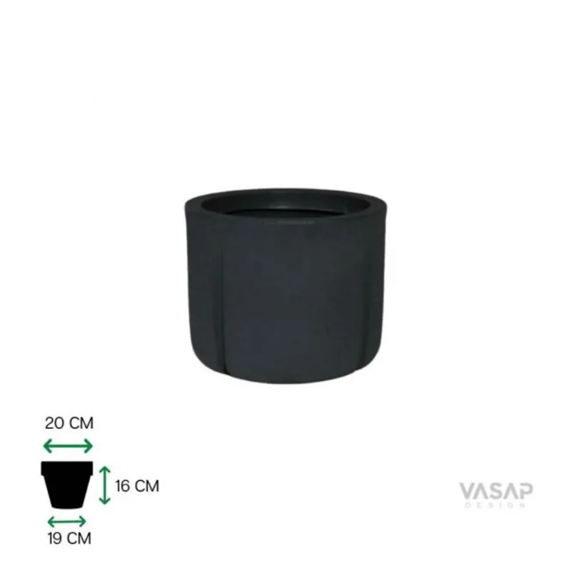 Vaso Karaja 16 Cinza Claro