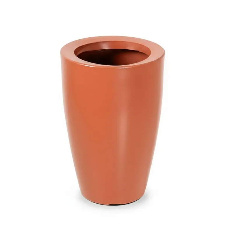 Vaso Cone Liso Vasap 45cm Terracota (MP)