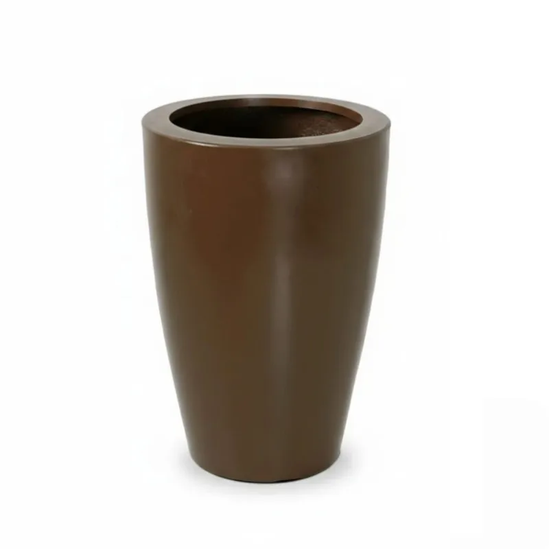 Vaso Cone Liso Vasap 55cm Argila (MP)