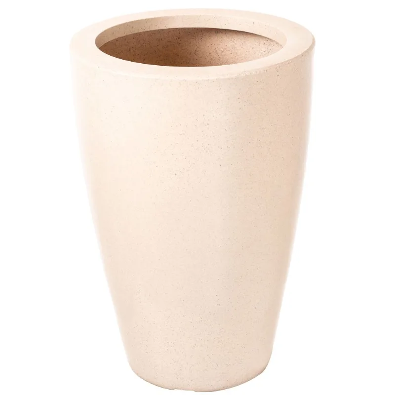 Vaso De Plástico Cone Liso Pote 55 Areia Vasap