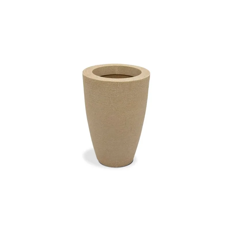 Vaso De Plástico Cone Grafiato Pote 45 Areia Vasap