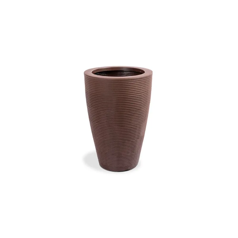 Vaso De Plástico Cone Riscato Pote 55 Argila Vasap