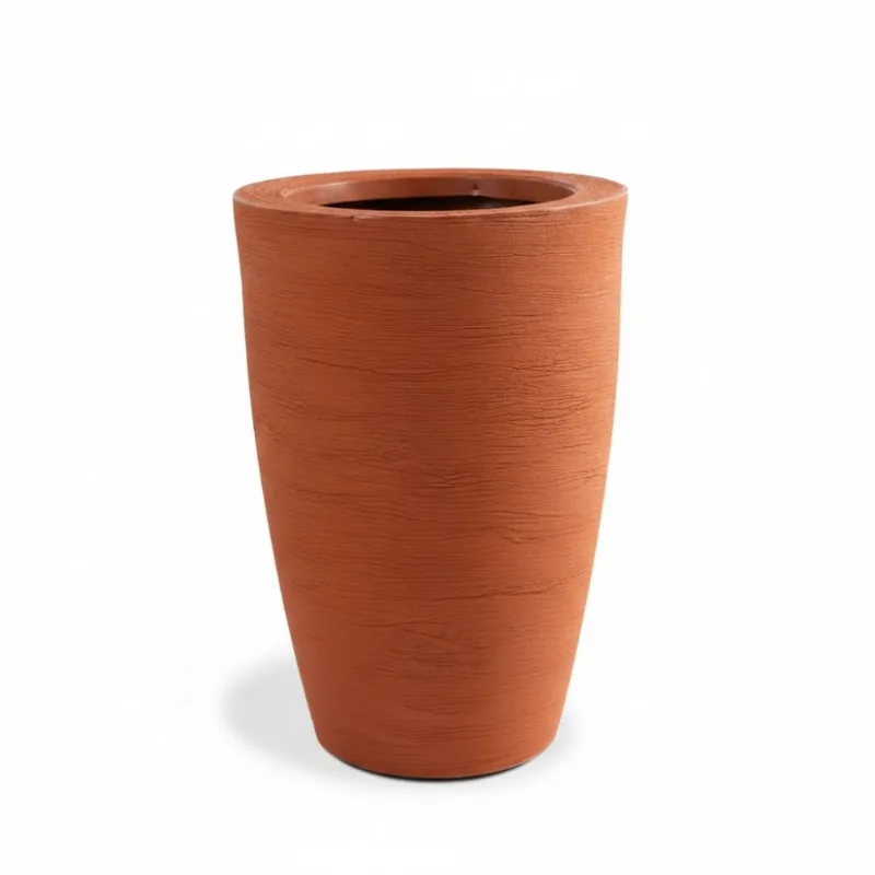 Vaso Cone Grafiato Vasap 45cm Terracota (MP)