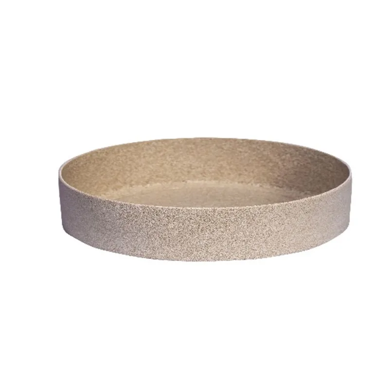 Prato Vasap Design Cumbuca Bojuda Tam.: M. Branco Mármore