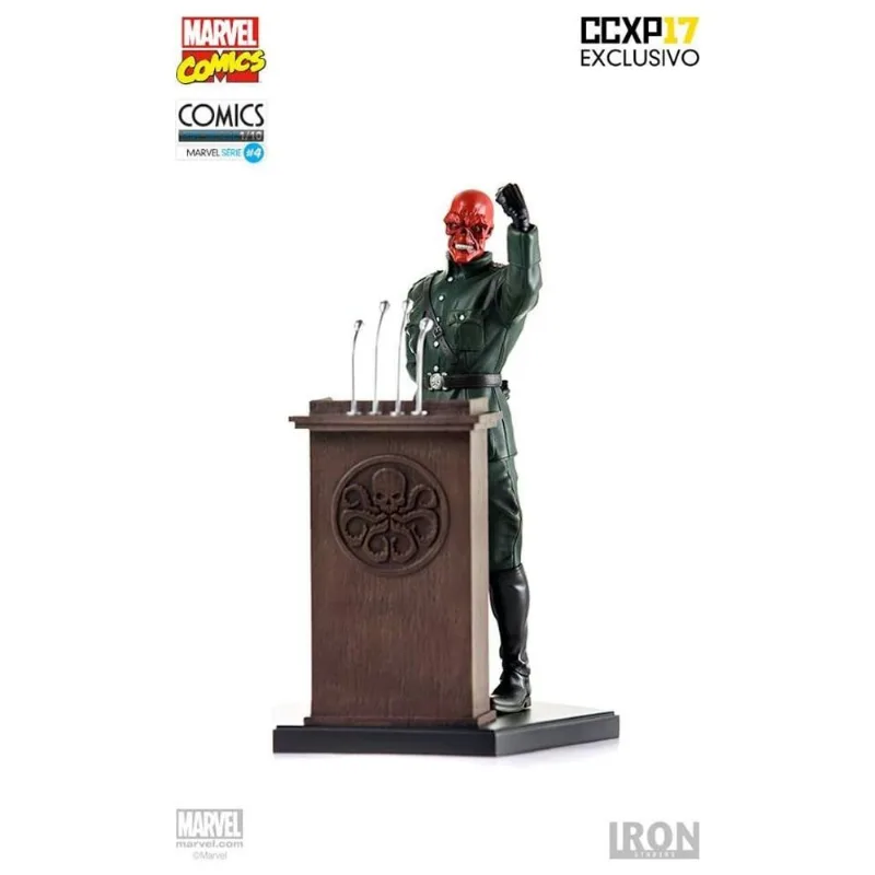 Red Skull - Art Scale 1/10 - Marvel Comics Série #4 Deluxe - Exclusivo CCXP 2017