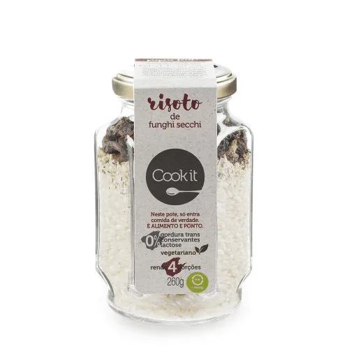 Risoto De Funghi Secchi Cook It 260g - Mercearia