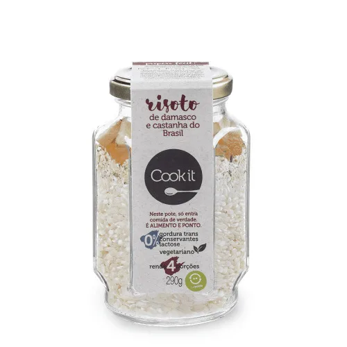 Risoto De Damasco E Cast Brasil Cook It 260g - BRASIL - Mercearia