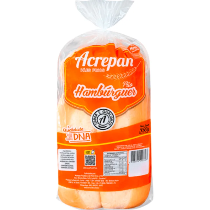 Pão de Hambúrguer Acrepan 350g