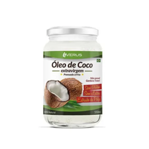 Oleo De Coco Extravirgem 550ml Verus - VERUS