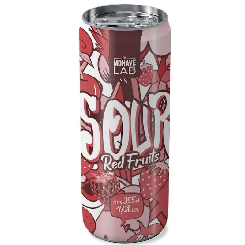 Cerveja Mohave Sour Red Fruits Catharina Sour Lata 355ml