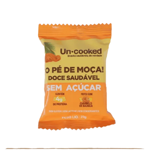 O Pé De Moça! Sem Glúten Vegano Uncooked 25g - Não Informado