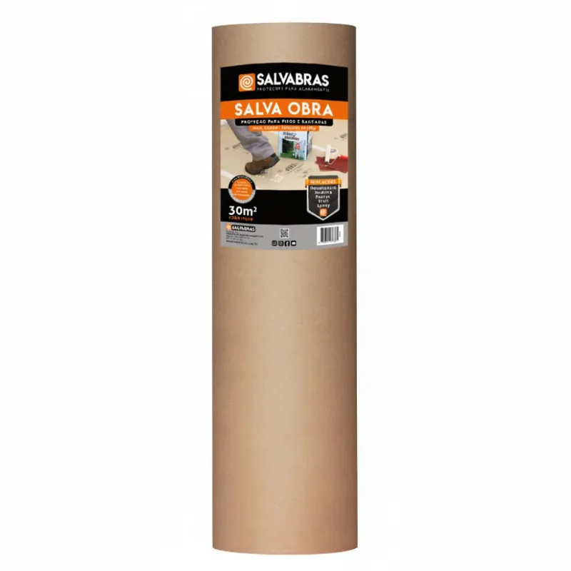 Protetor de Piso Kraft 1x25m Salvabras