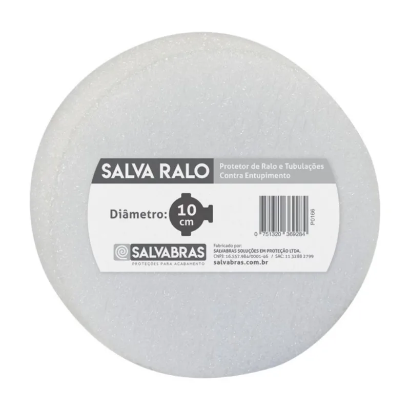 Proteção De Ralo E Tubulações 10cm Salvabras