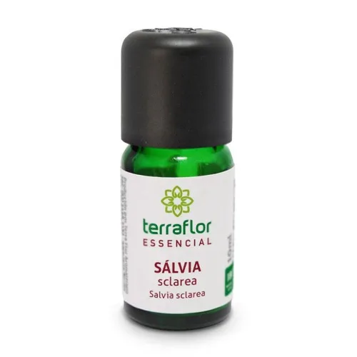 ÓLEO ESSENCIAL TERRA FLOR DE SALVIA SCLAREA FRANÇA 10ML - NATURAL