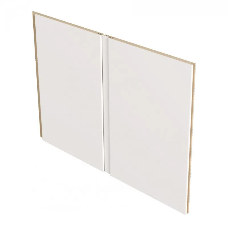 Forro e Revestimento de Parede Lambri 9mmx21cmx2,7m m² Tradicional Branco Moldufama - caixa com 5m2 - Branco