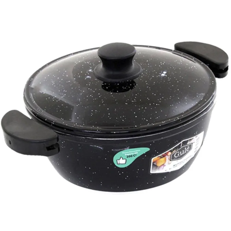 Panela 18cm Preto Resistente Gulê Em Alumínio 1,5 Litros - OUTRAS MARCAS - Utilidades Domesticas