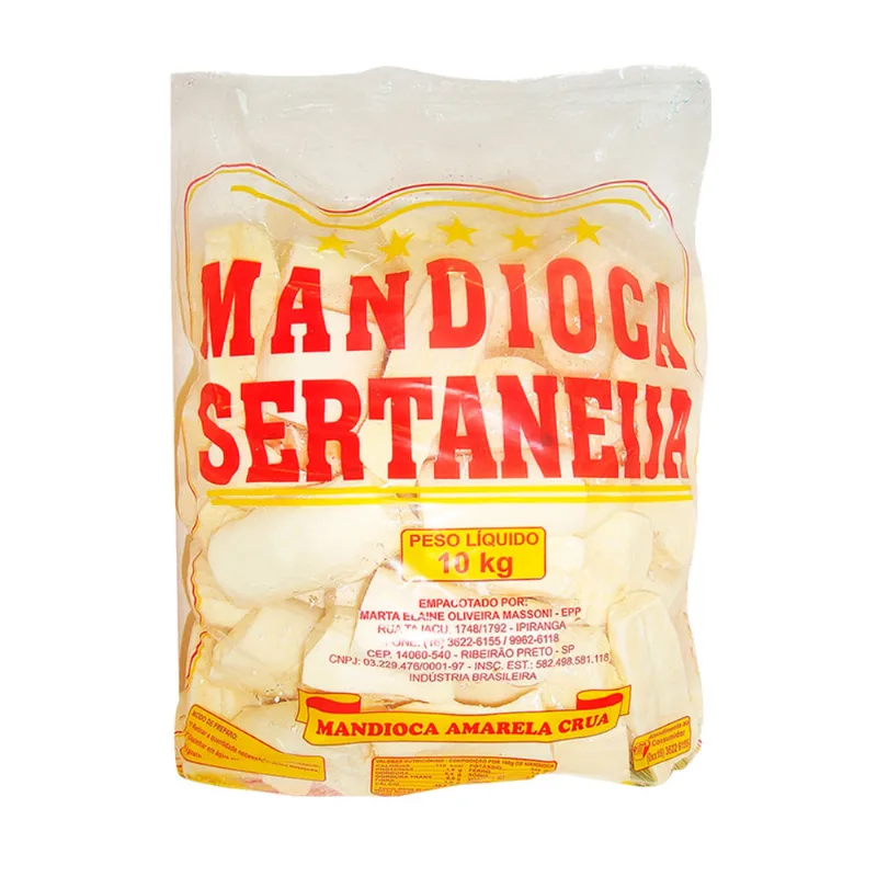 Mandioca Sertaneja Congelada 1Kg