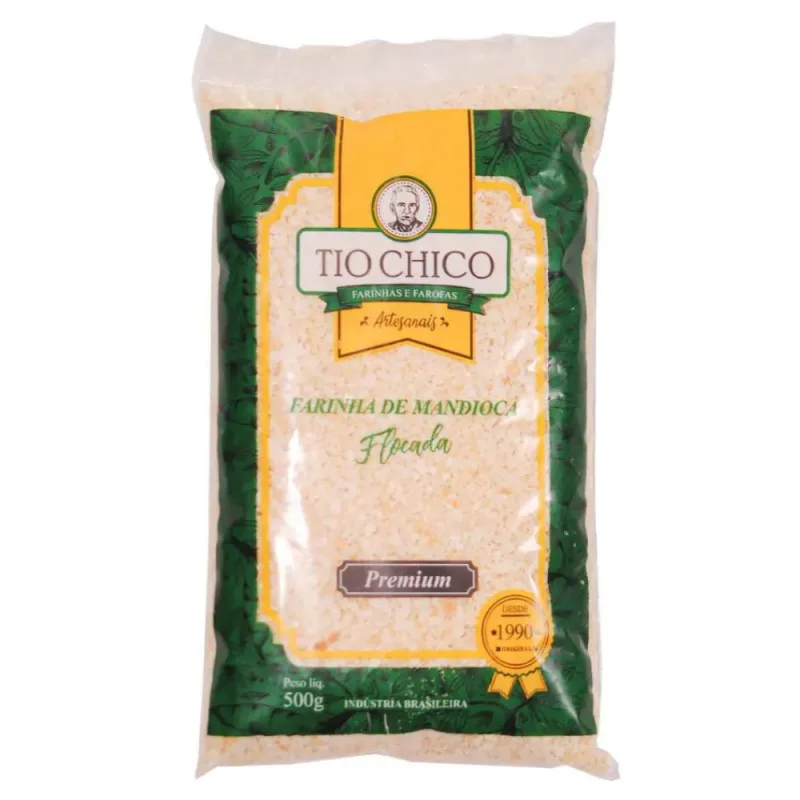 Farinha  de Mandioca Tio Chico Flocada 500g - Tio Chico