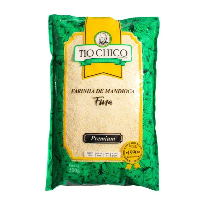 Farinha de Mandioca Fina Tio Chico 500g - Tio Chico