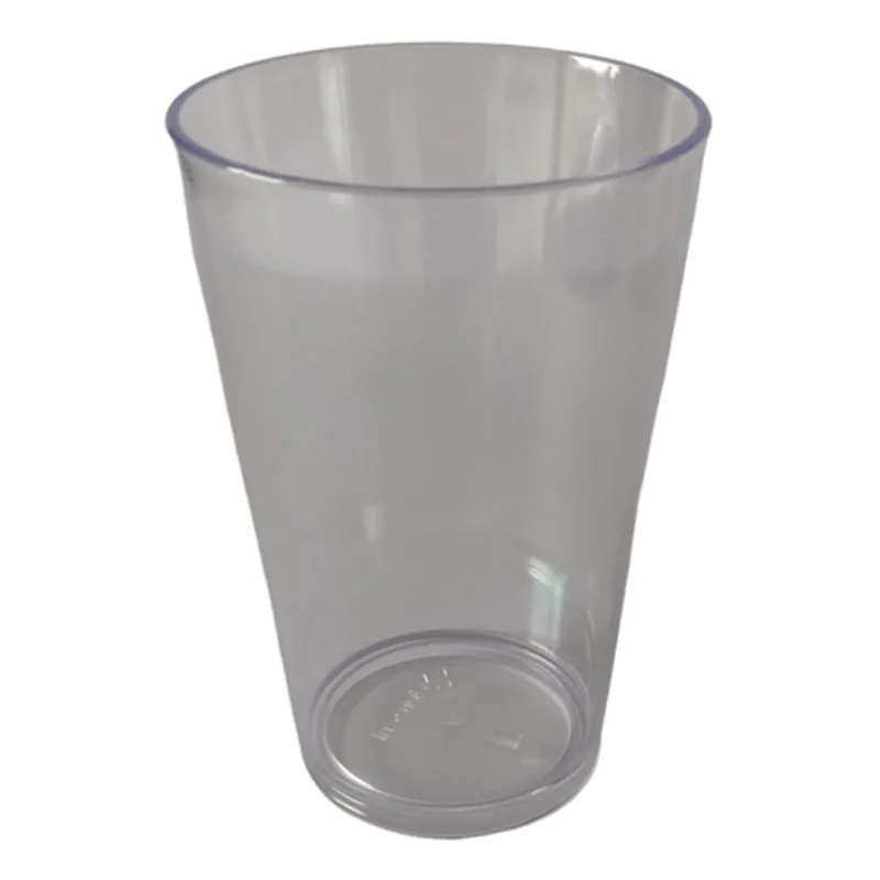Taça Duracril Acrílica Para Gin Bicolor Vermelha 580ml