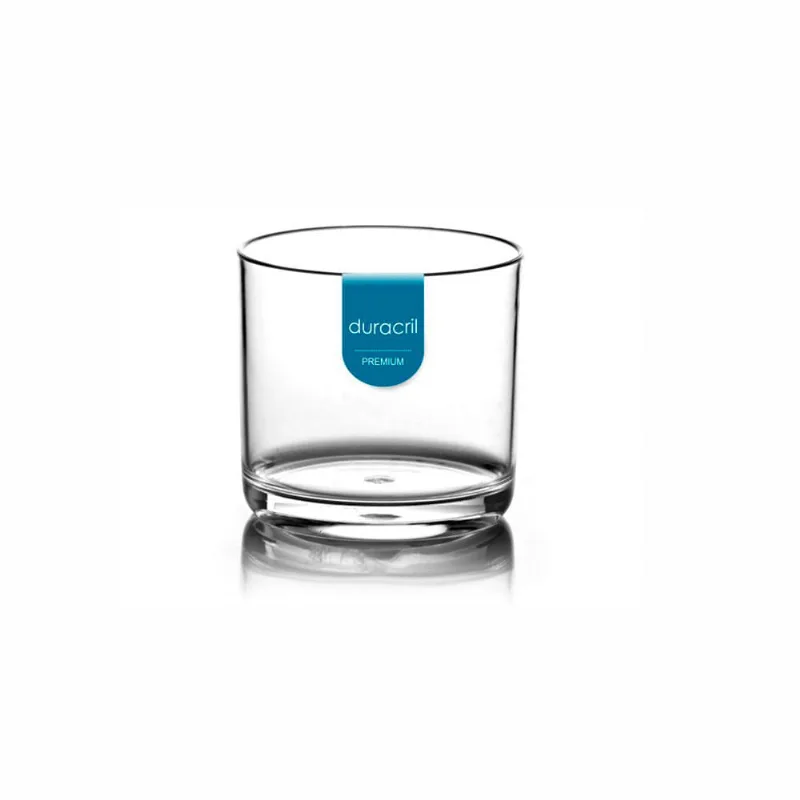 Copo de Whisky Acrílico Duracril Cristal 320ml