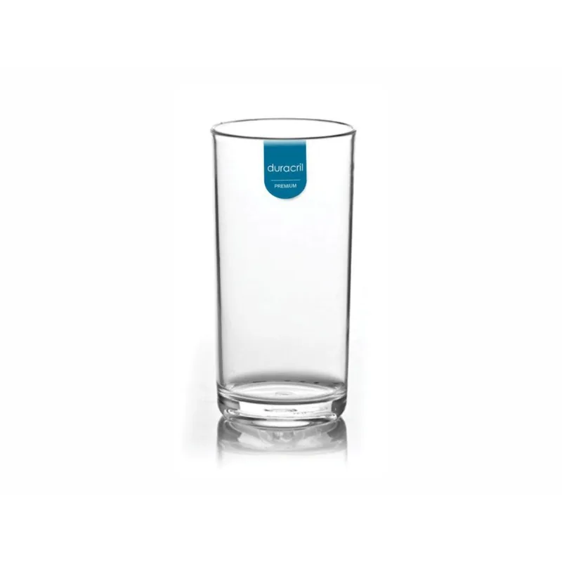 Jogo com 20 Copos Liverpool 380 Ml Acrílico Transparente
