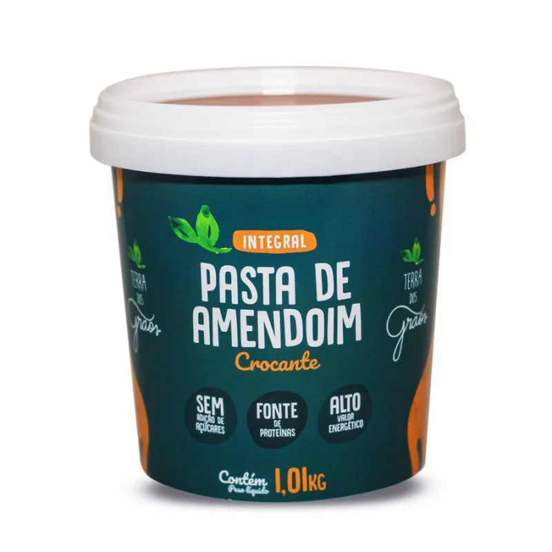 Pasta De Amendoim Integral Tradicional 1kg Terra Dos Grãos - Não Informado - Frios E Laticinios
