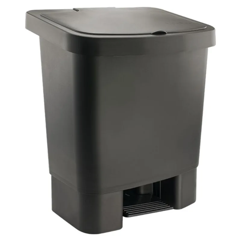 Lixeira Dellplast 25L Plástico Preto 4050.19 (MP)