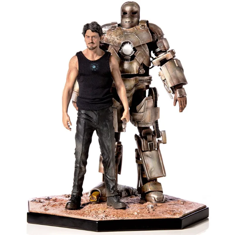Iron Man - Tony Stark & Mark I 1/10 - Iron Studios