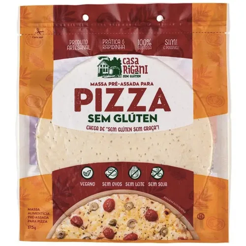 MASSA PIZZA SEM GLUTEN C1 - SEM GLUTEN