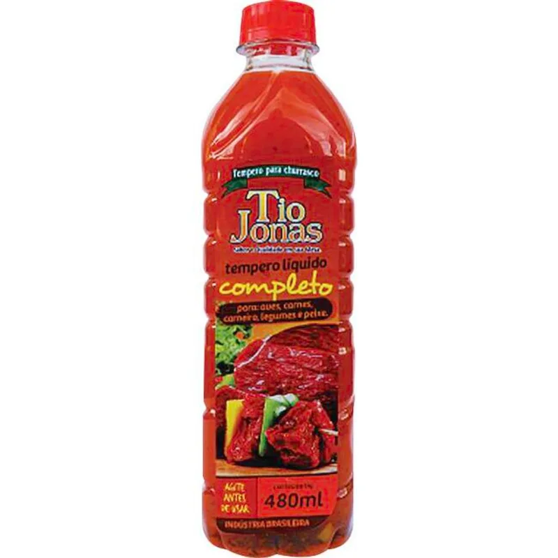 Tempero Líquido Tio Jonas Completo 480ml