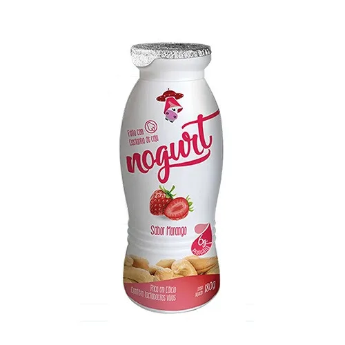 Iogurte Vegetal Nogurte Morango 180g - MORANGO