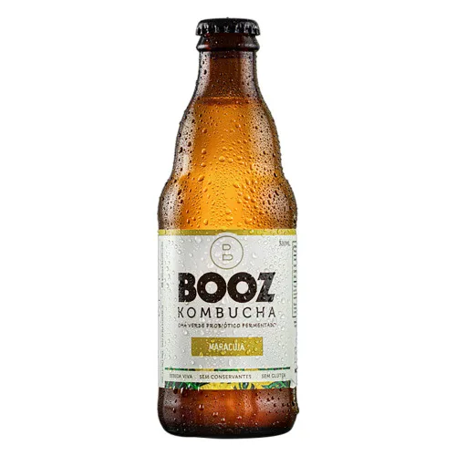 KOMBUCHA MARACUJÁ CLÁSSICO BOOZ GARRAFA 320ML - CLASSICO