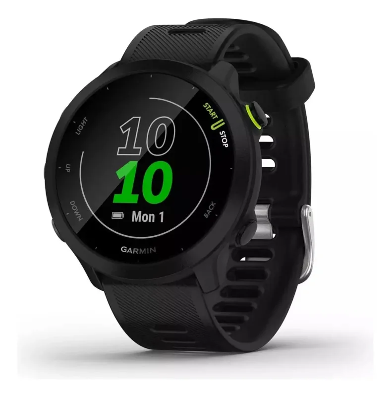 Relógio Smartwatch Garmin Forerunner 55 com Monitor Cardíaco de Pulso e GPS - Preto - garmin
