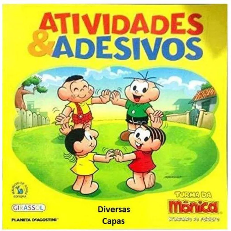 Revista Atividades & Adesivos Turma Da Mônica