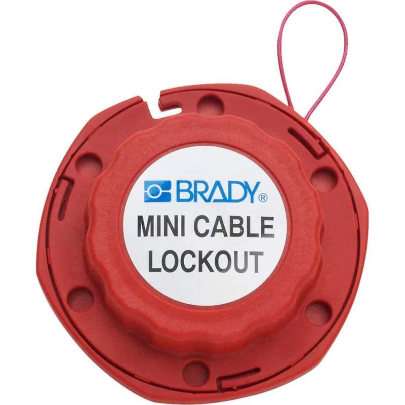 Mini Dispositivo Bloqueador com Cabo de Aço 2,4m PN 50940 - Brady - BRADY