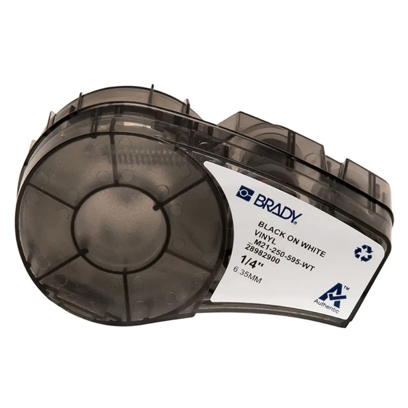 Etiqueta Vinil Branca 6,35mmx6,4m Brady M21-250-595-WT M21-250-595-WT