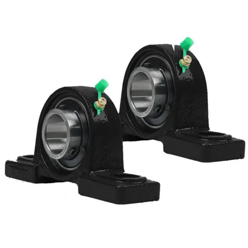 Kit 02 Mancal Apoio /pedestal Com Rolamento 20mm Ucp204 P204