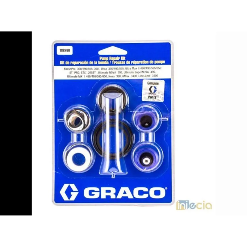 Kit Reparo Da Bomba-190/390/395/490 - 18b260 Graco