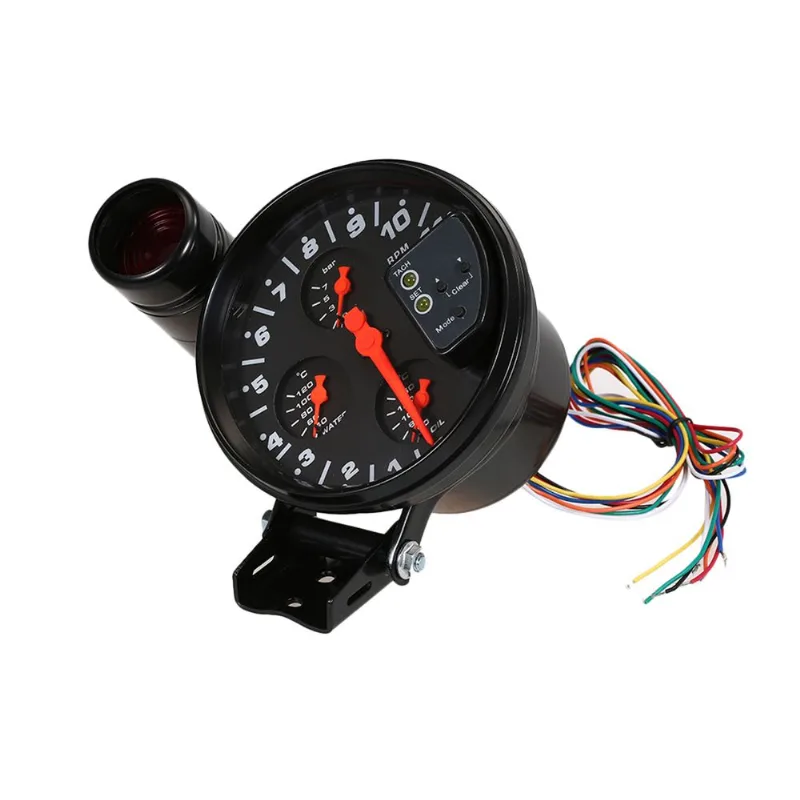 Pressão Do Óleo Do Medidor De Temperatura Do Óleo Do Tacômetro Do Carro De 5 Polegadas