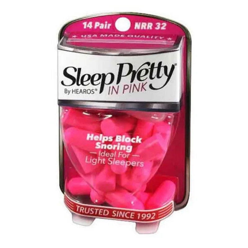Protetores Auriculares Femininos Sleep Pretty In Pink 14 Unidades Da Hearos