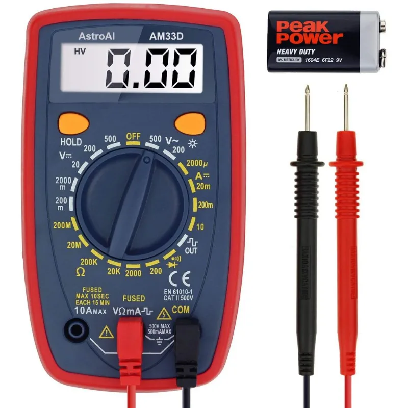 Astroai Digital Multimeter Com Ohm Volt Amp