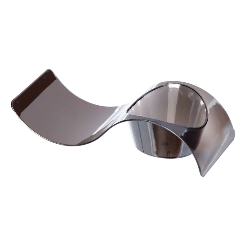 Colher de Plástico Descartável Finger Prata com 10 Unidades Silver Plastic