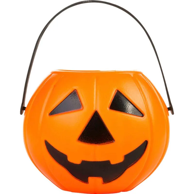 Balde Abóbora Silver Halloween 11cm un