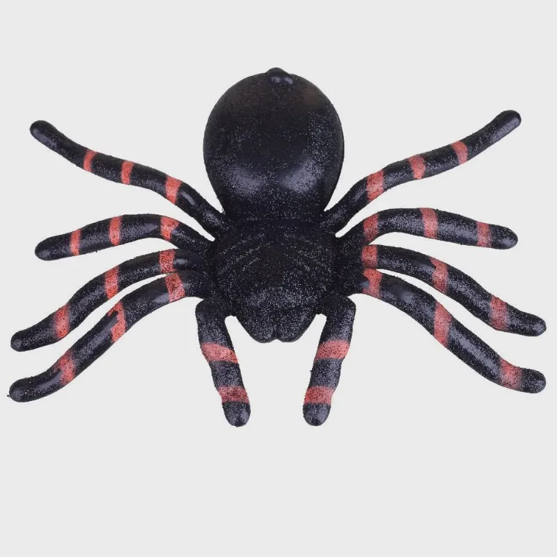 Aranha Decorativa Halloween Silver Plastic