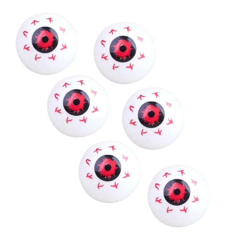 Kit Olhos Decorativos Halloween Silver Plastic