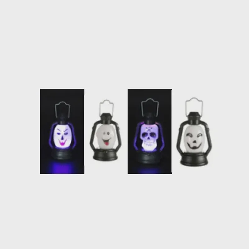 1 Enfeite Fantasma Com Luz Silver